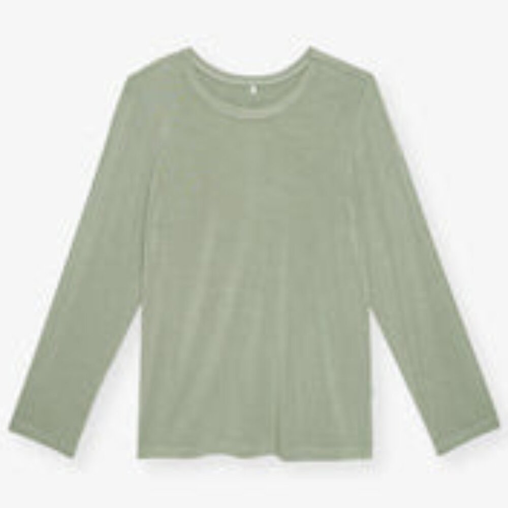 Posh Peanut Soft Jade Green Classic Shirt 2T
